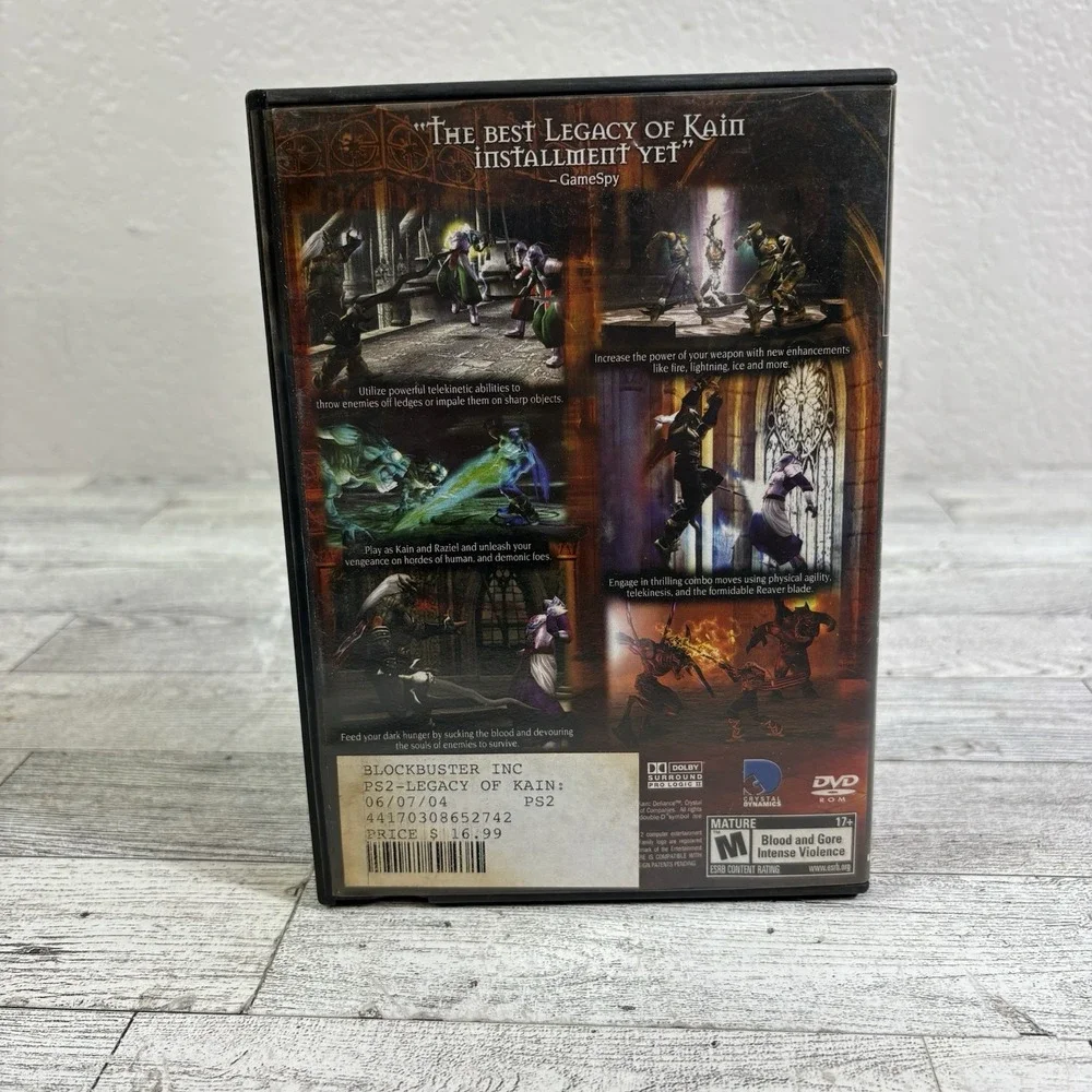 Legacy of Kain Defiance (PlayStation 2 PS2 2003) CIB Complete w/ Manual